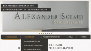 Steuerberater Schaub Usability Steuerberater Schaub Usability